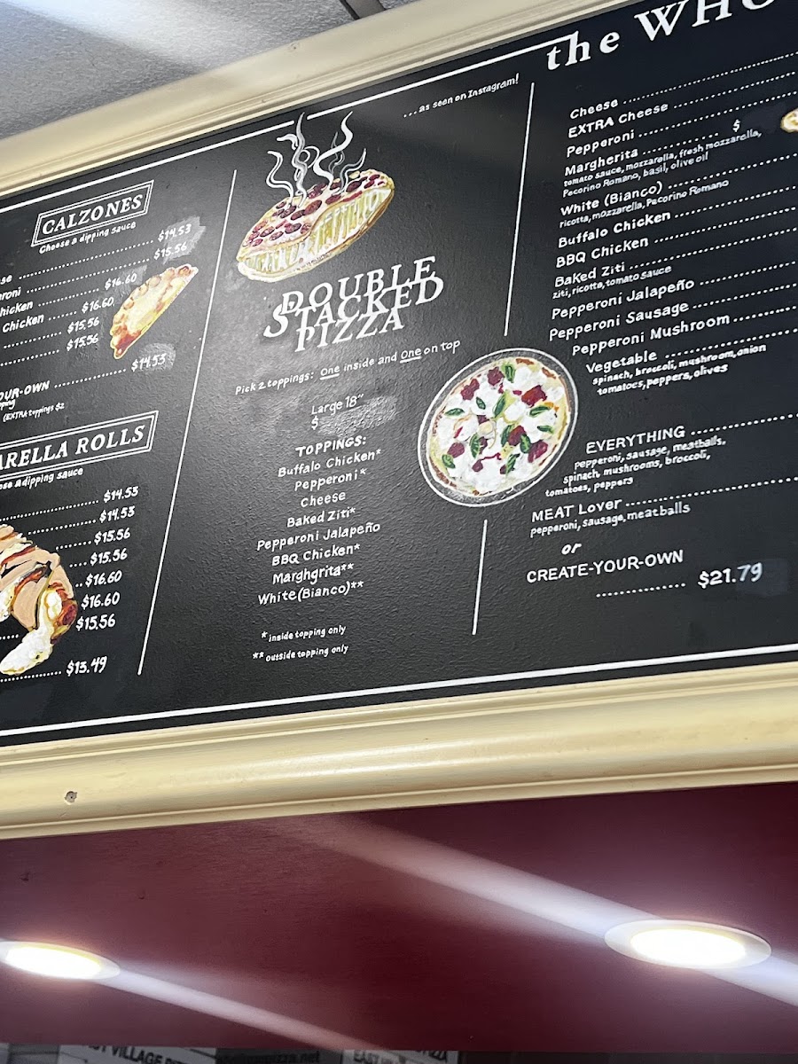 East Village Pizza Menu - Image 4